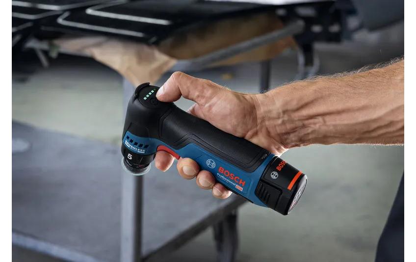 Bosch Professioneller GEX 12V-32 Akku-Exzenterschleifer – 12 V – Klettverschluss – Solo – Bosch Professional 12 V
