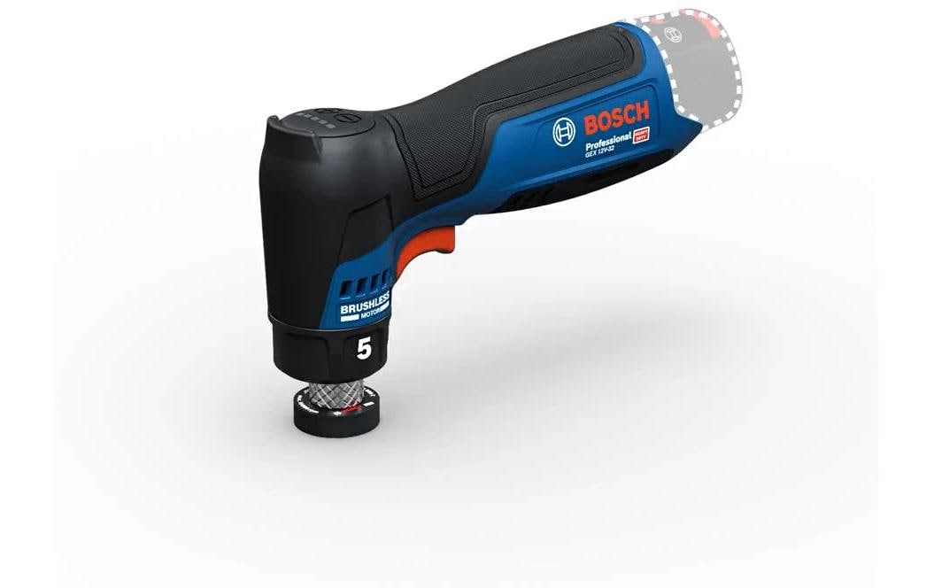 Bosch Professioneller GEX 12V-32 Akku-Exzenterschleifer – 12 V – Klettverschluss – Solo – Bosch Professional 12 V