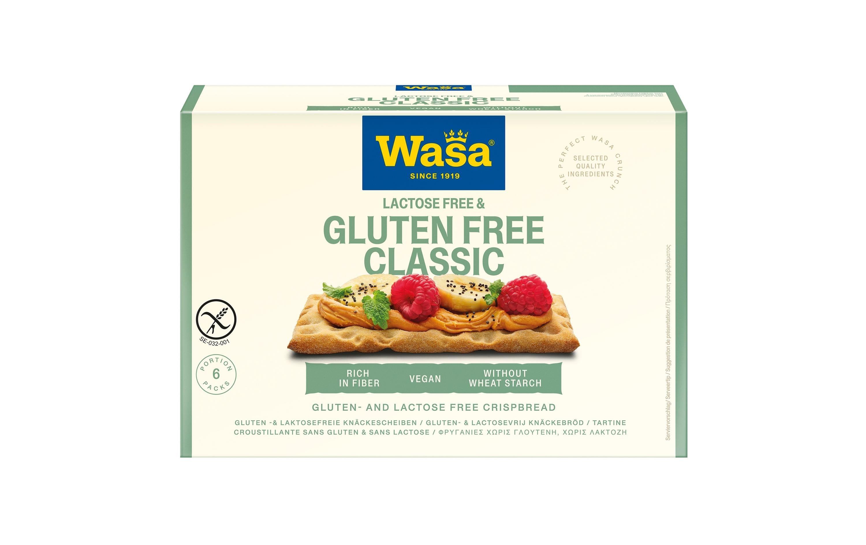Dr.schär Knäckebrot – glutenfrei, vegan – 240 g