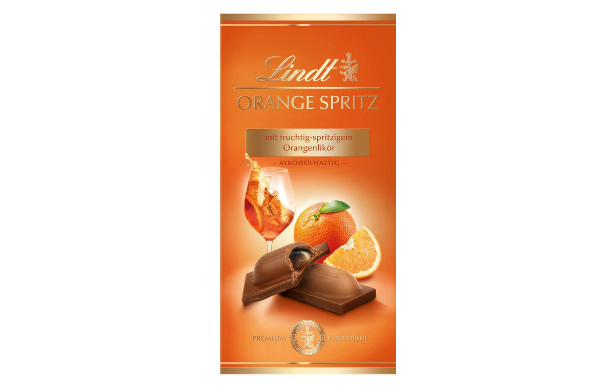 Lindt Milch Orange Spritz Schokolade – Weisswein-Orangensaft – 100 g
