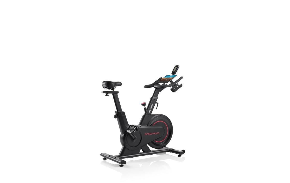 Hammer Speedbike Speed Race, 16 kg Schwungmasse, Ergometer – Schwarz