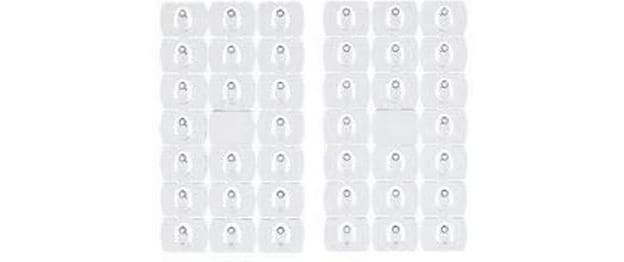 Command Deko-Clips für Glas/Metall/Holz – Transparent, 40 Stk., Ablösbar