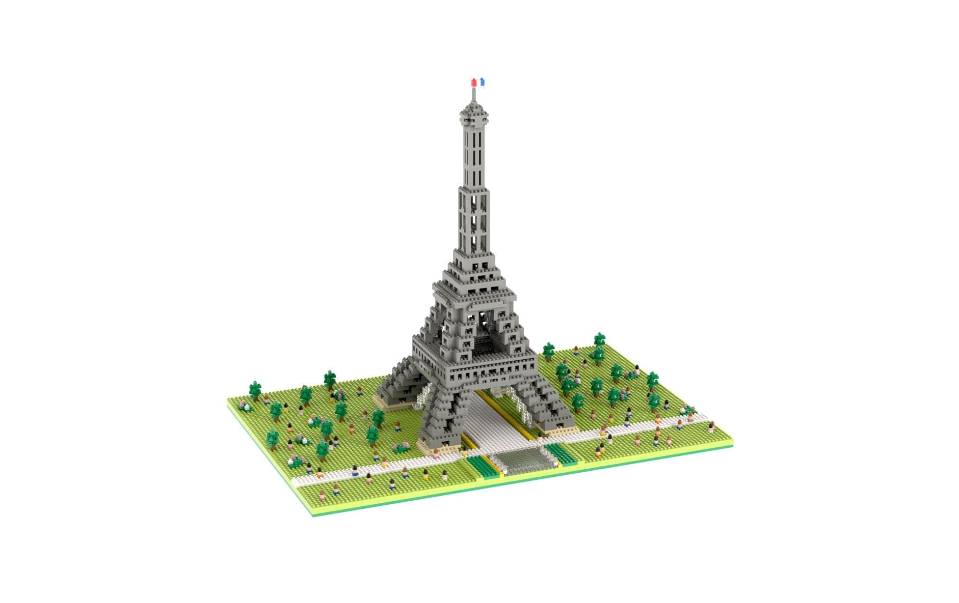 BRIXIES LIMITED COLLECTORS EDITION 3D Puzzle Eiffelturm – 2814 Teile – 35 × 8 × 30 cm – ab 8 Jahren – Kunststoff