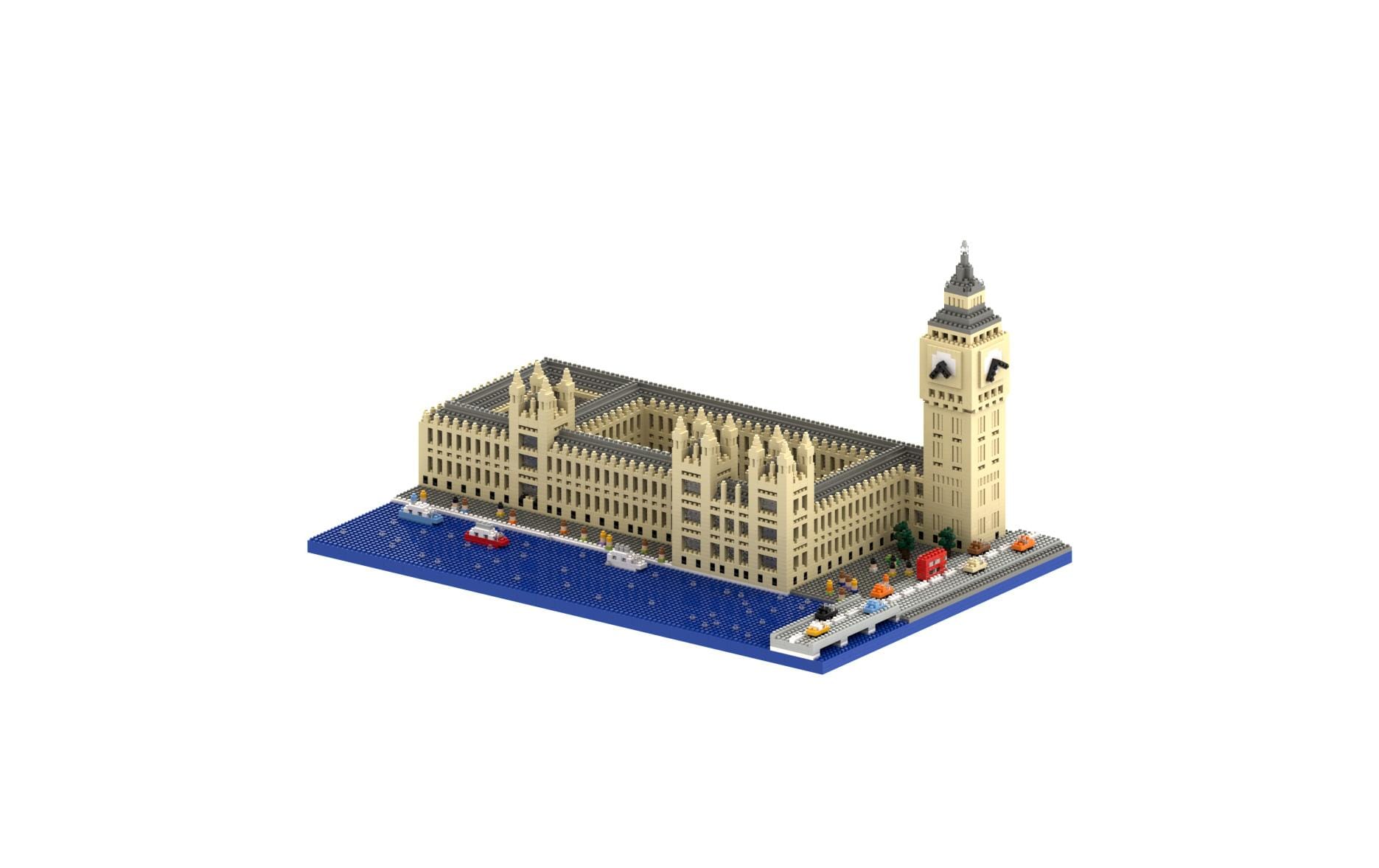 BRIXIES 3D Puzzle Big Ben – 6757 Teile – Kunststoff – 35 × 8 × 50 cm – ab 8 Jahren