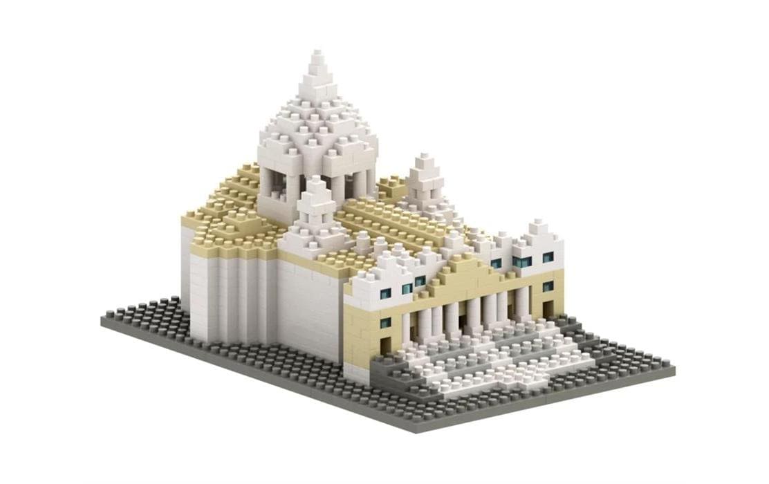 BRIXIES 3D Puzzle Basilika S. Pietro – 627 Teile – 9,5 × 9 × 14,4 cm – ab 8 J. – Kunststoff