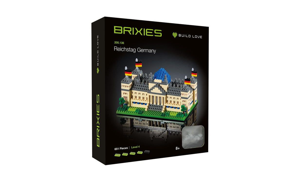 BRIXIES 3D Puzzle Reichstag Berlin – 651 Teile – Kunststoff – ab 8 Jahren