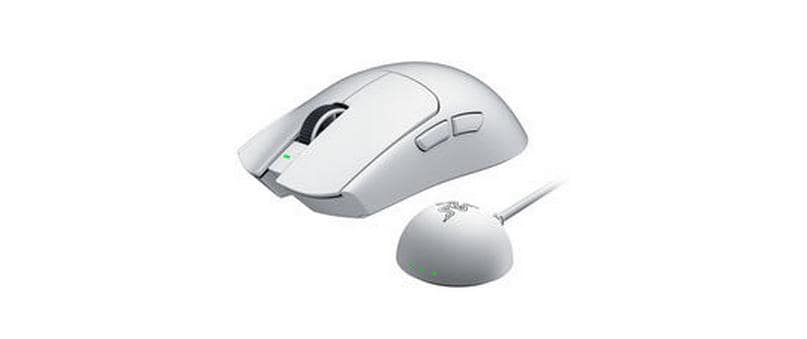 Razer Viper V4 Pro – Gaming-Maus – Kabellos (2,4 GHz), 50000 DPI, Rechts, Weiss