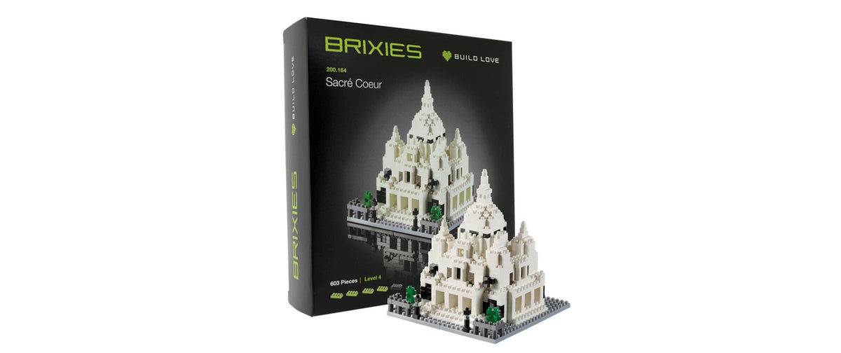 BRIXIES 3D Puzzle Sacré Coeur – 603-teilig – Kunststoff – ab 8 Jahren