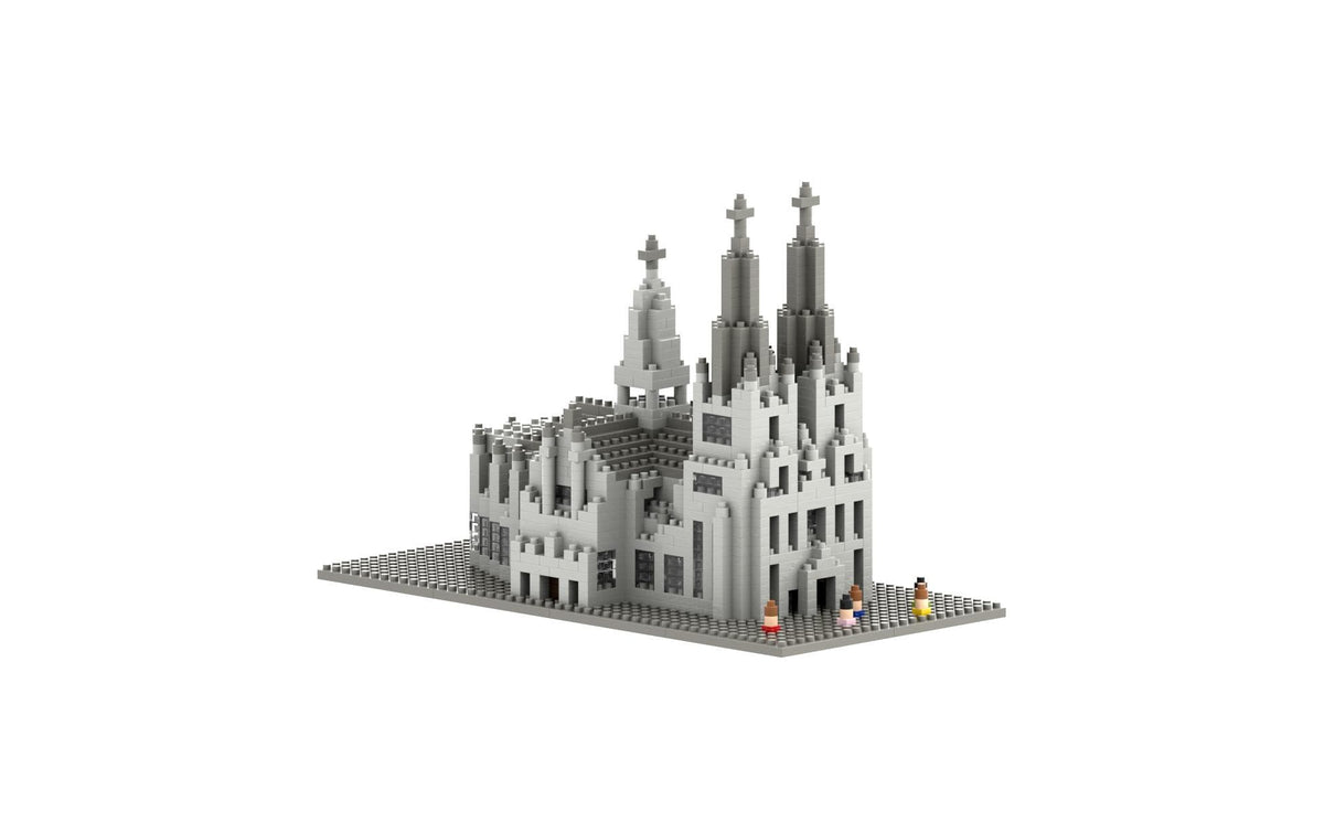 BRIXIES 3D Puzzle Kölner Dom – 1284 Teile – 9,6×14,7×19,3 cm – ab 8 Jahren – Kunststoff