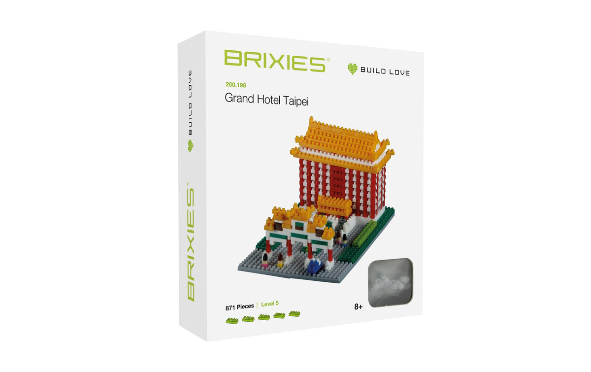 BRIXIES 3D Puzzle Grand Hotel Taipei – 890 Teile – Kunststoff – ab 8 Jahren