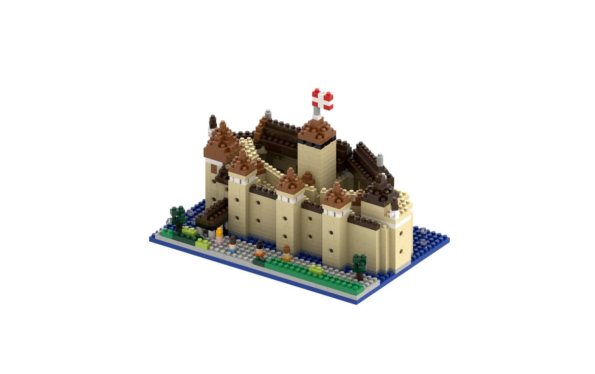 BRIXIES 3D Puzzle Schloss Chillon – 824 Teile – Kunststoff – ab 8 Jahren
