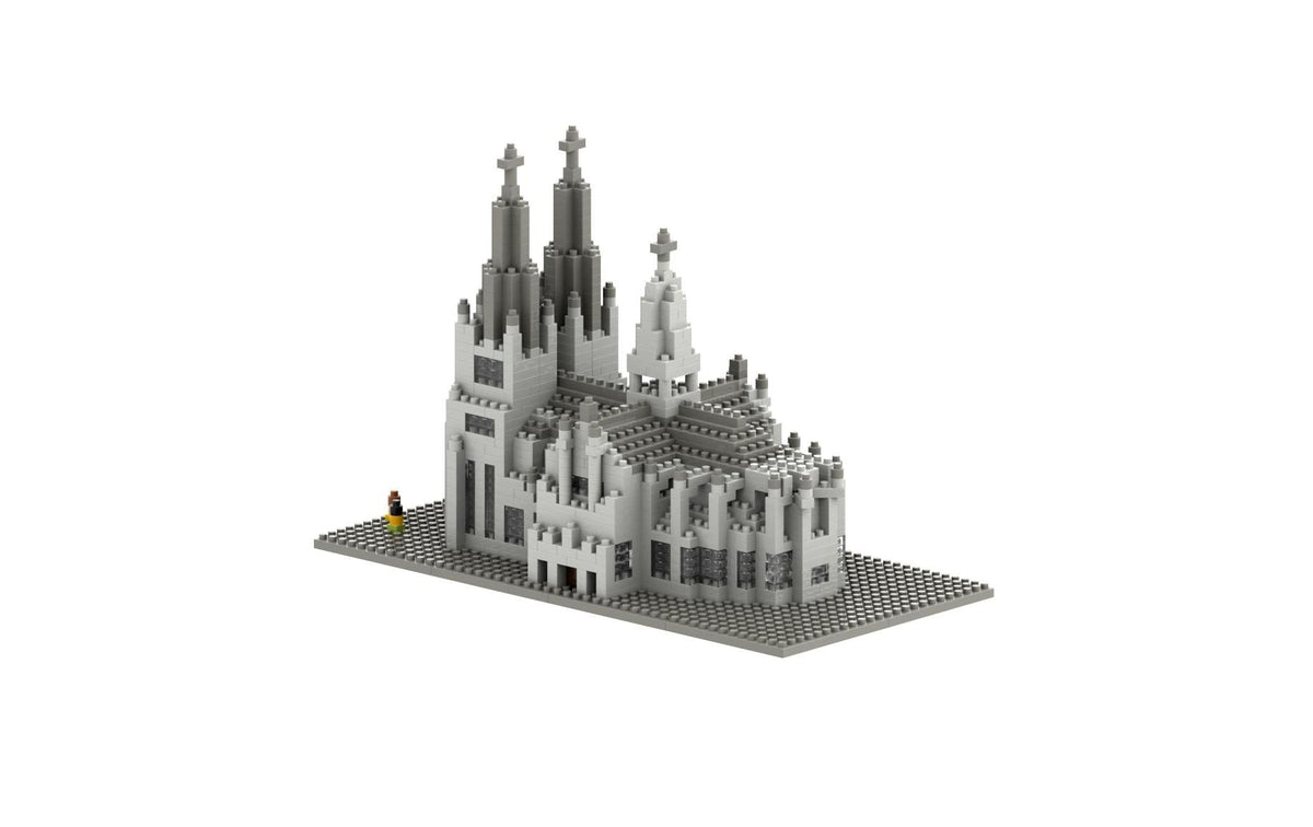 BRIXIES 3D Puzzle Kölner Dom – 1284 Teile – 9,6×14,7×19,3 cm – ab 8 Jahren – Kunststoff