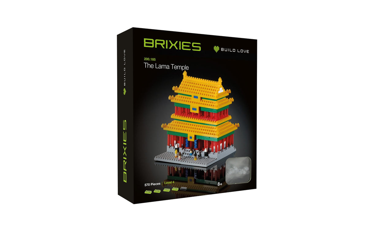 BRIXIES 3D Puzzle Lama Temple – 570 Teile – Kunststoff – ab 8 Jahren