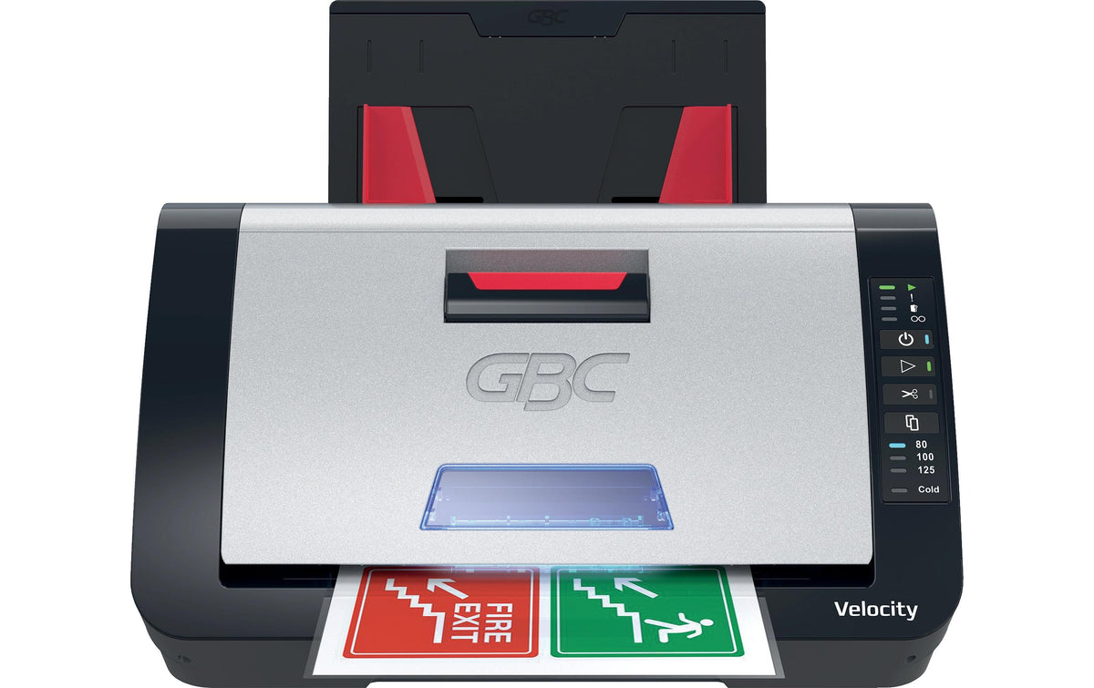 GBC Velocity Laminiergerät A4 – Heisslaminator, bis 125 µm, 2 Rollen