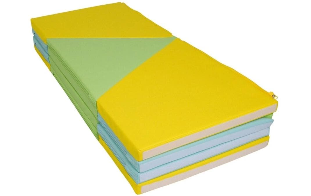 Alldoro 3-in-1 Spielmatte – 50 × 19,5 × 107,5 cm – Mehrfarbig – ab 0 Jahren – Kunstleder