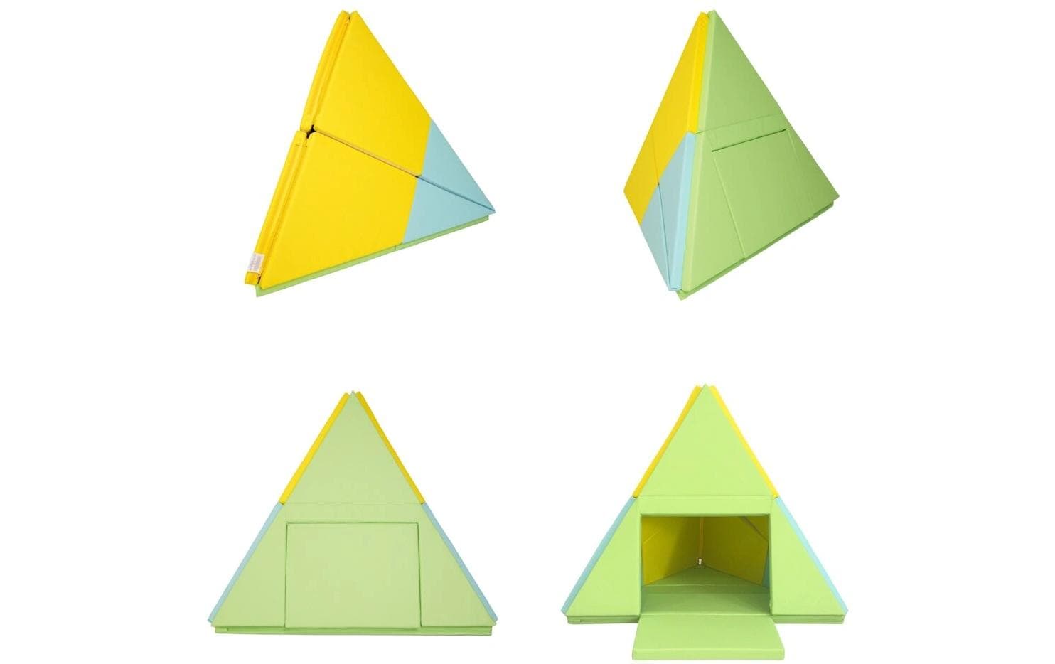 Alldoro 3-in-1 Spielmatte – 50 × 19,5 × 107,5 cm – Mehrfarbig – ab 0 Jahren – Kunstleder