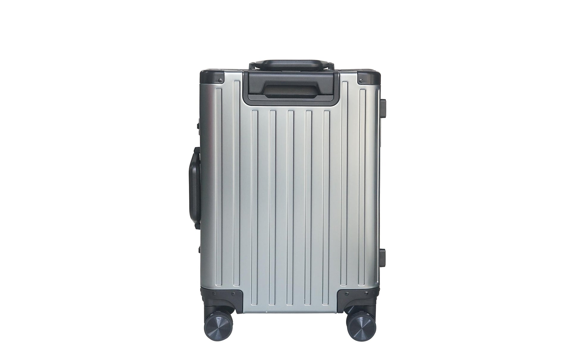 Koor Trolley Hartschale, 37 l, Handgepäck geeignet, 4 Rollen, TSA-Schloss, Aluminium, Dunkelgrün