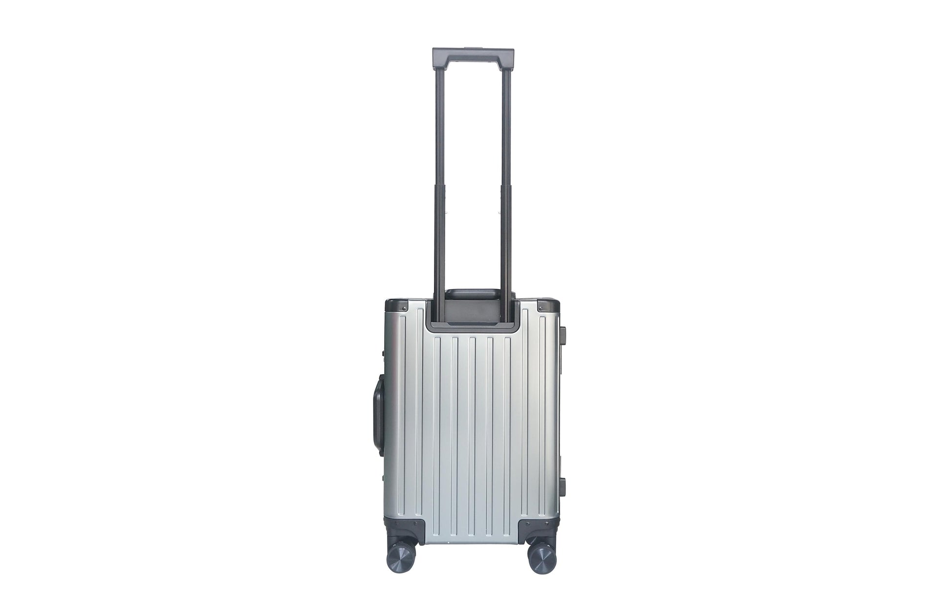 Koor Trolley Hartschale, 37 l, Handgepäck geeignet, 4 Rollen, TSA-Schloss, Aluminium, Dunkelgrün