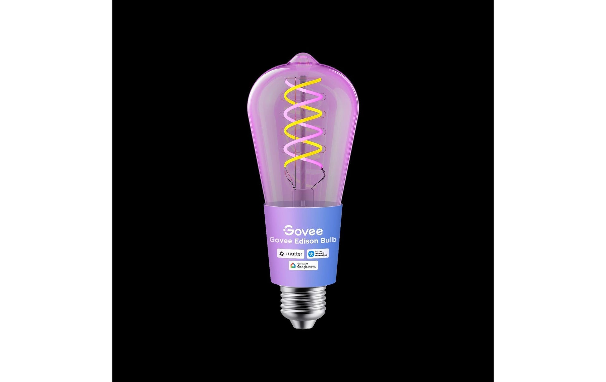 Govee Smart-Leuchtmittel E27 Smart Edison – 2700–6500 K/mehrfarbig, WLAN/App, 5 W