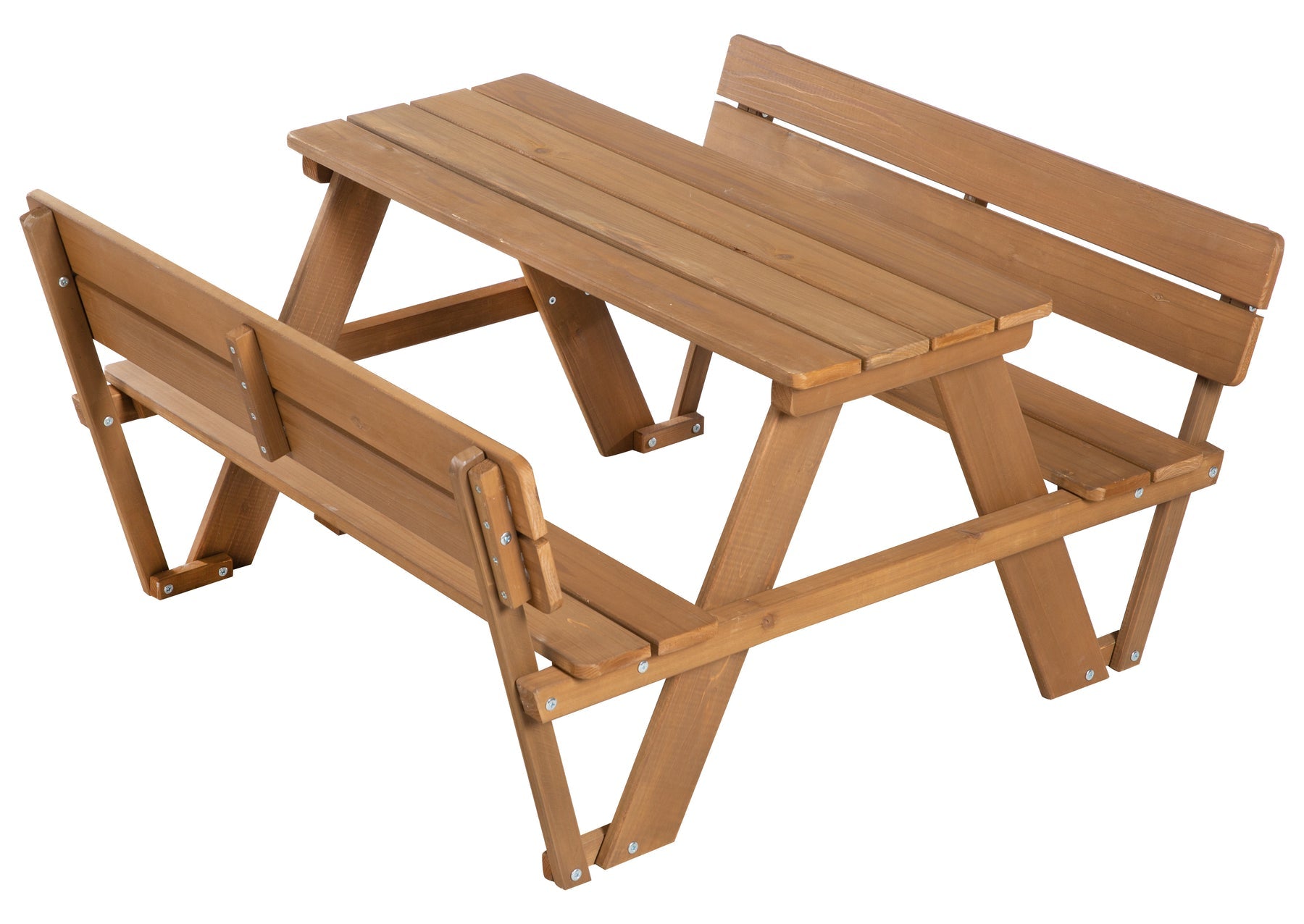 Roba Bistro-Set 1-teilig – Holz – Tisch 89 × 35 × 50,5 cm – für drinnen/draussen