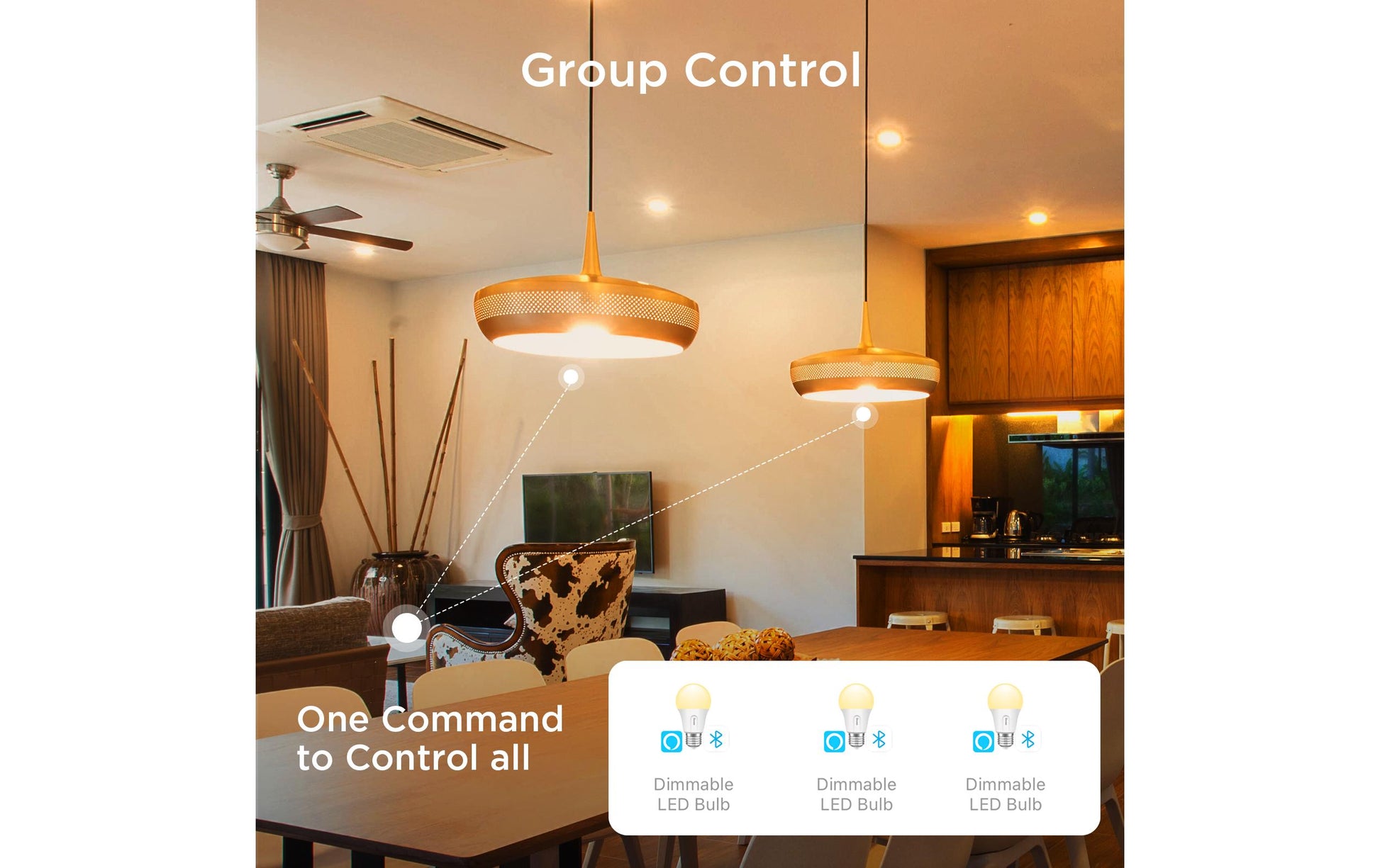 Govee Smart-Leuchtmittel E27 – RGBW, WLAN/Bluetooth/Matter – für Amazon Alexa, HomeKit, Google Assistant u. a.