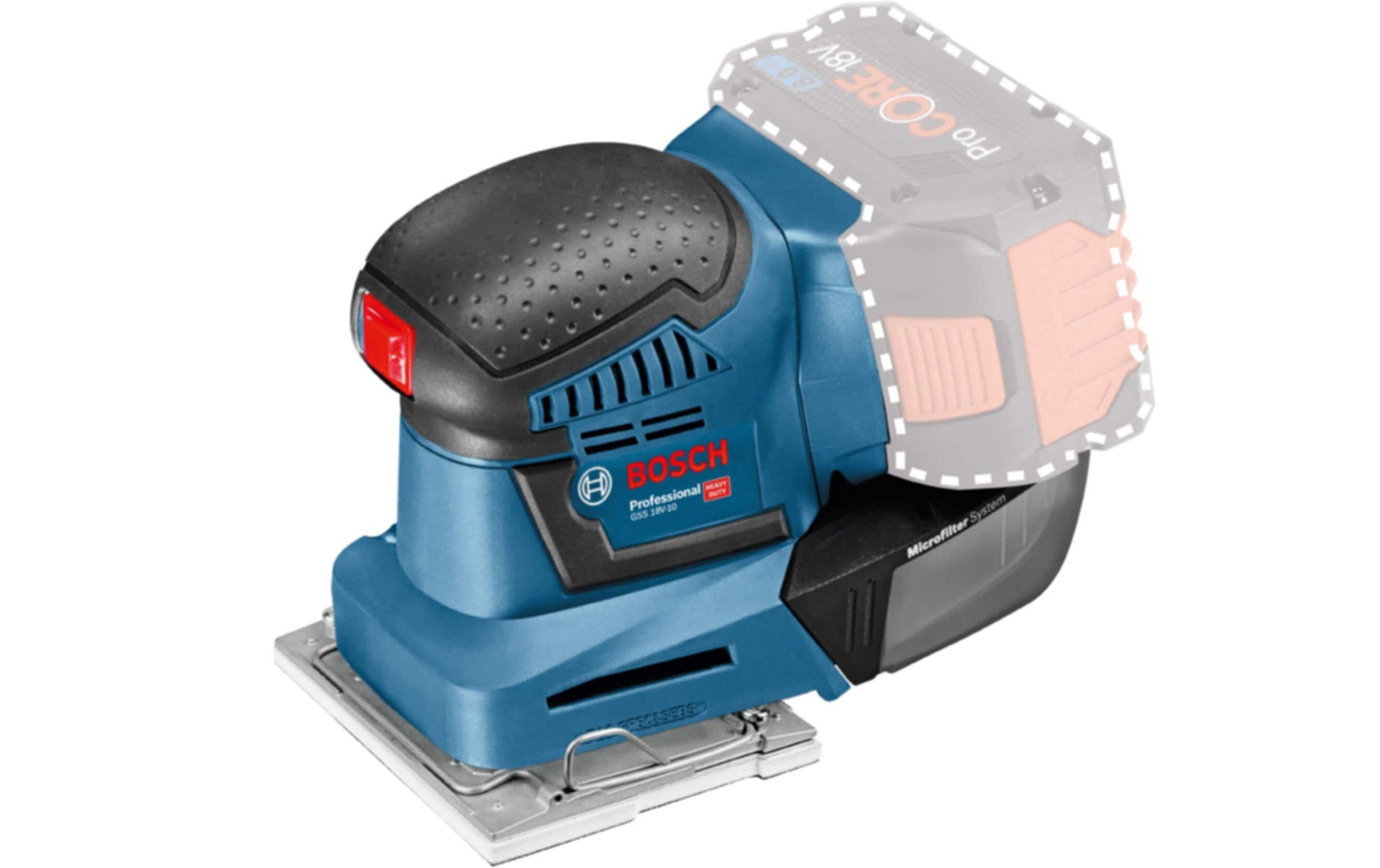 Bosch Professioneller GSS 18V-10 Akku-Exzenterschleifer – 18 V – Schwingkreis 1,6 mm – Solo – AMPShare