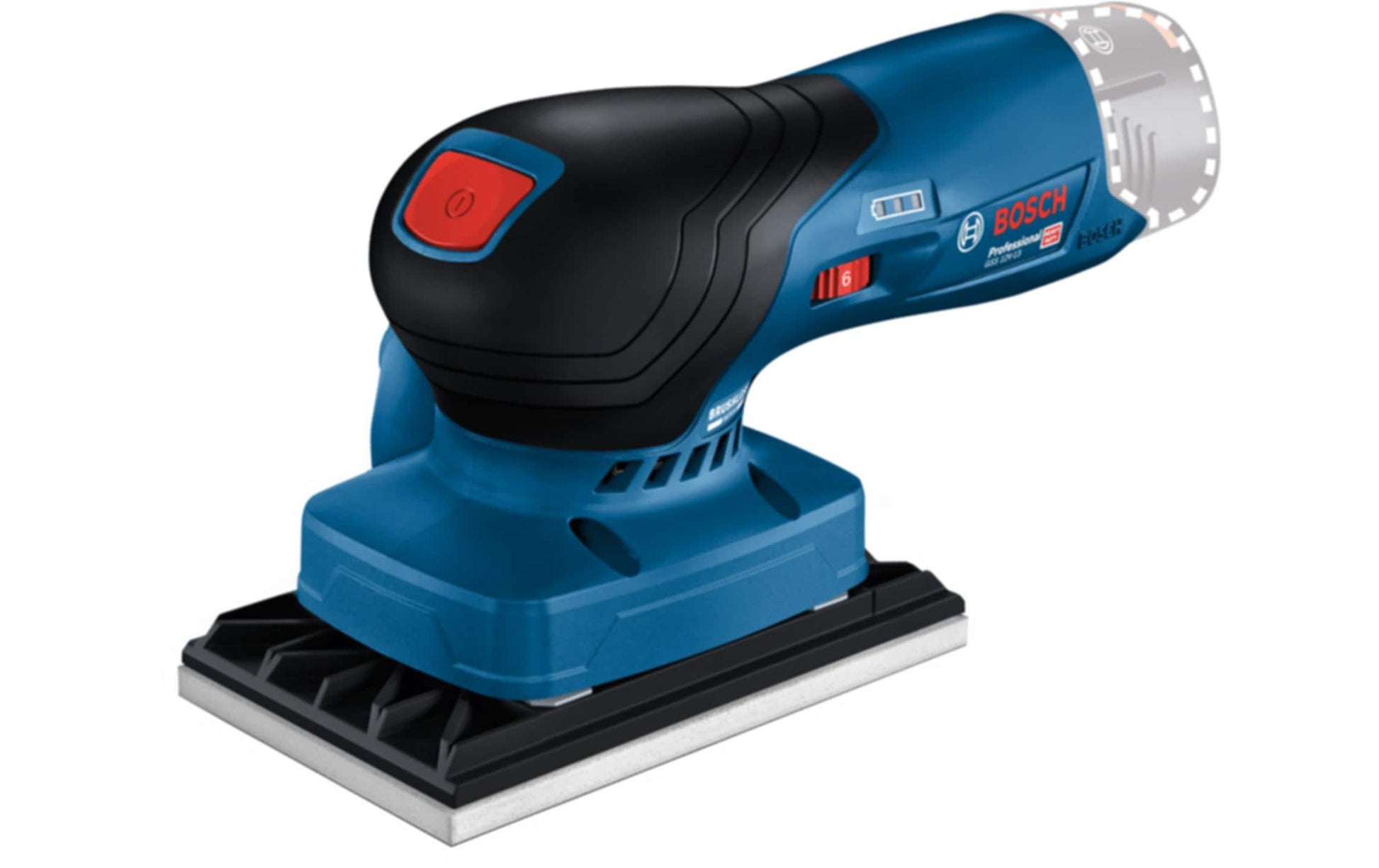 Bosch Professioneller GSS 12V-13 Akku-Schwingschleifer – 12 V – Klettverschluss – Solo – Koffer