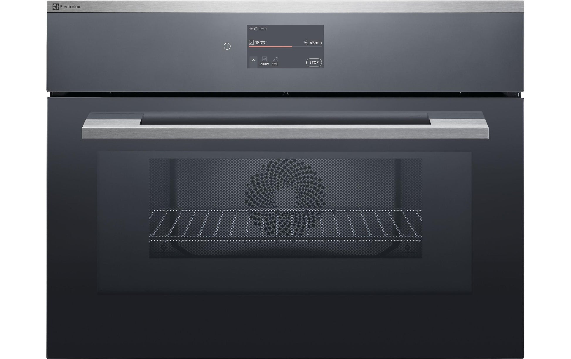 Electrolux Einbau-Mikrowelle EB4GL90KCN – 44 l, Grill & Heissluft, 1900 W – silber/edelstahl