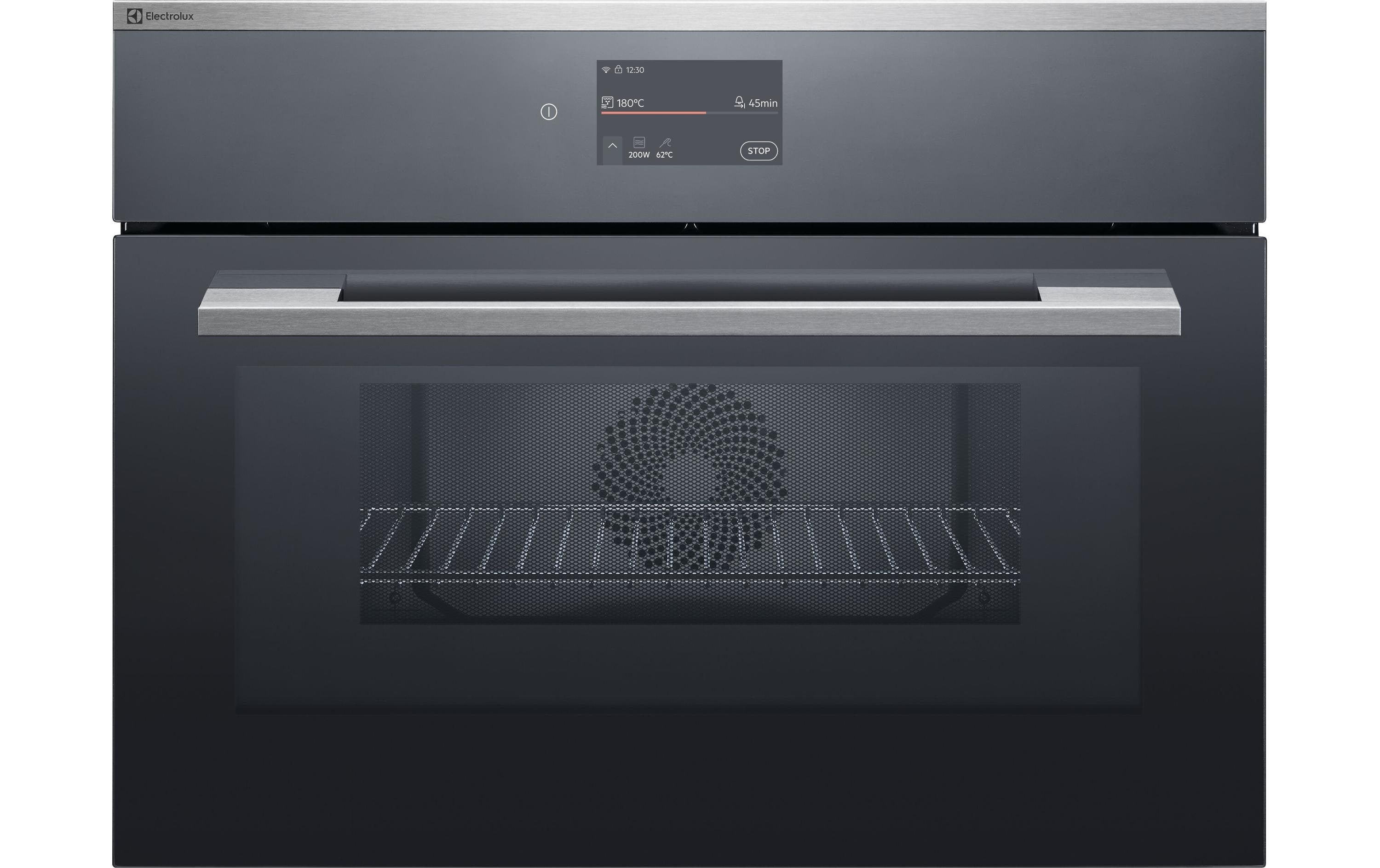 Electrolux Einbau-Mikrowelle EB4GL90KCN – 44 l, Grill & Heissluft, 1900 W – silber/edelstahl