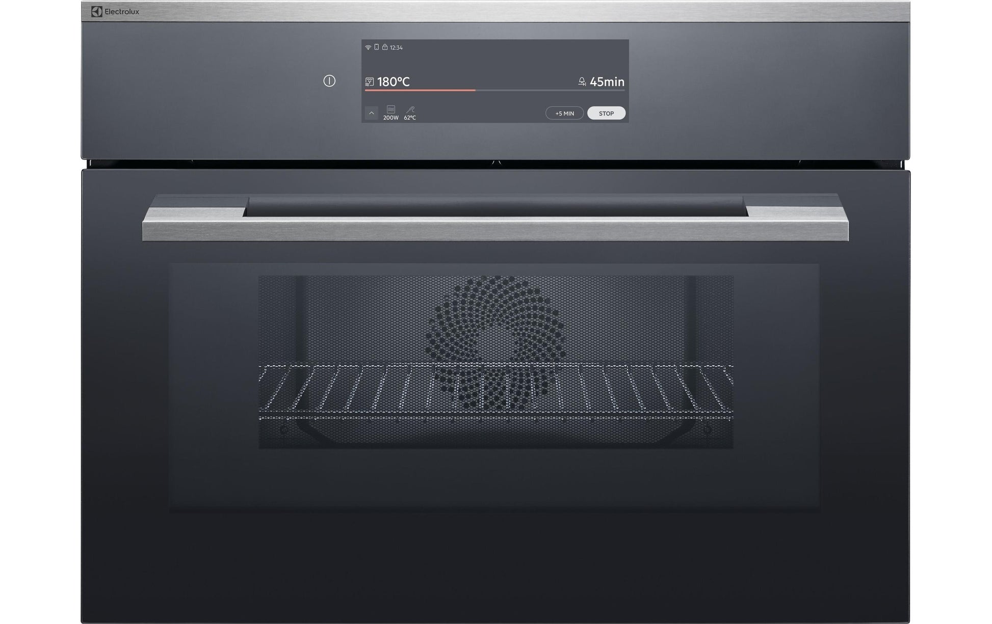 Electrolux Einbau-Mikrowelle EB4PL90KCN – 44 l, Grill, 1900 W – Silber/Edelstahl