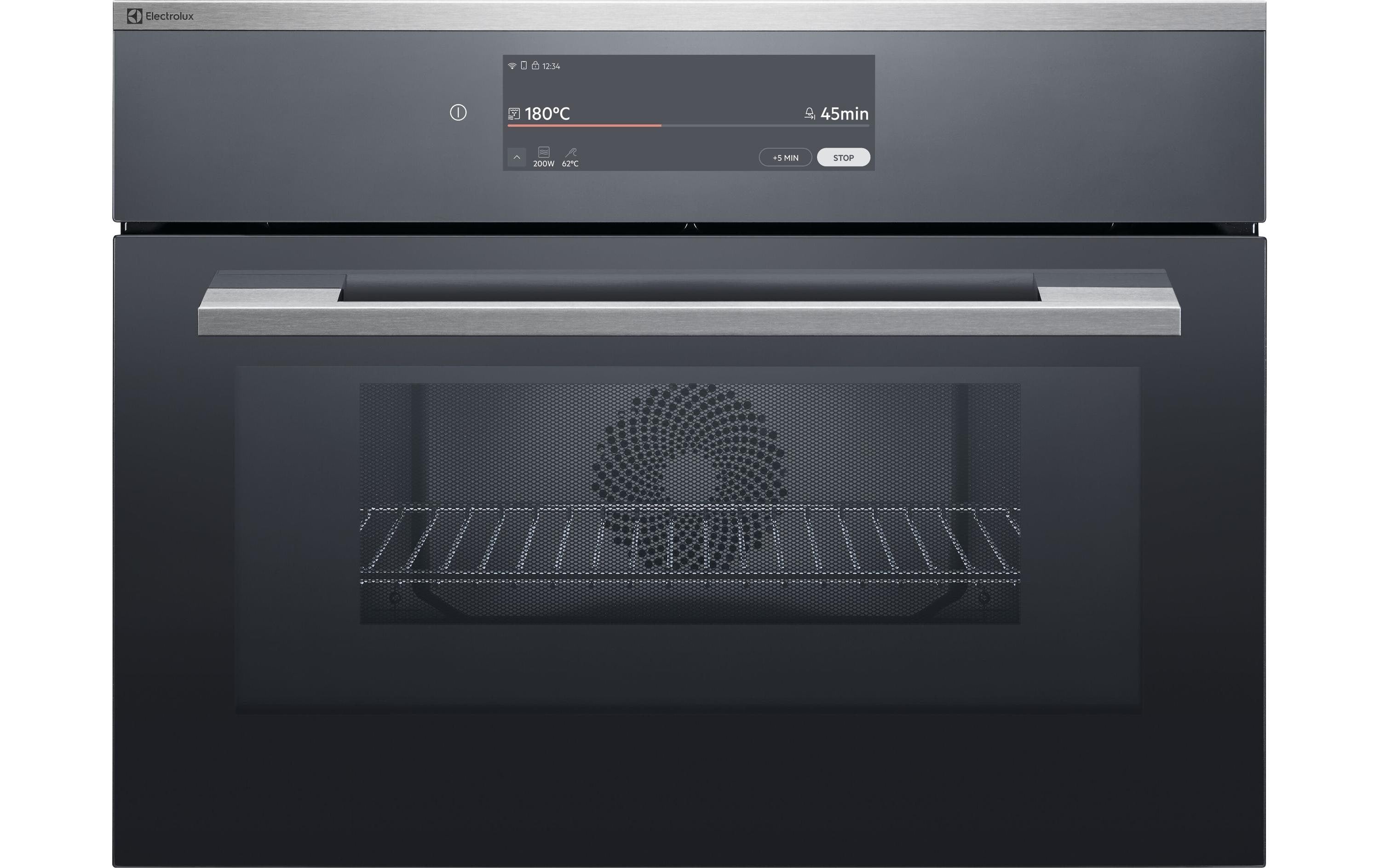 Electrolux Einbau-Mikrowelle EB4PL90KCN – 44 l, Grill, 1900 W – Silber/Edelstahl