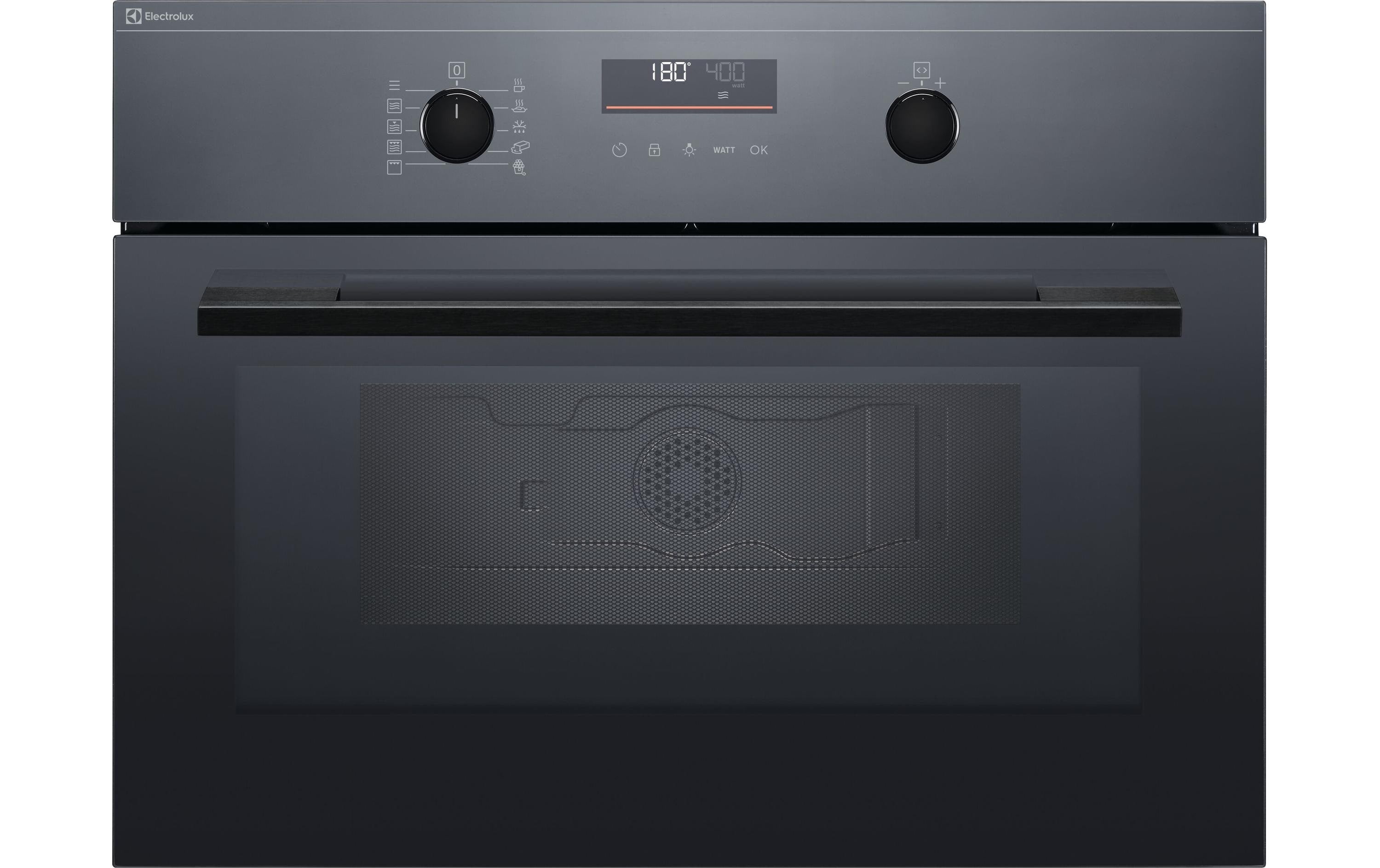 Electrolux Einbau-Mikrowelle EB4L90SP – 44 l, Grill & Heissluft, 1'200 W – Schwarz