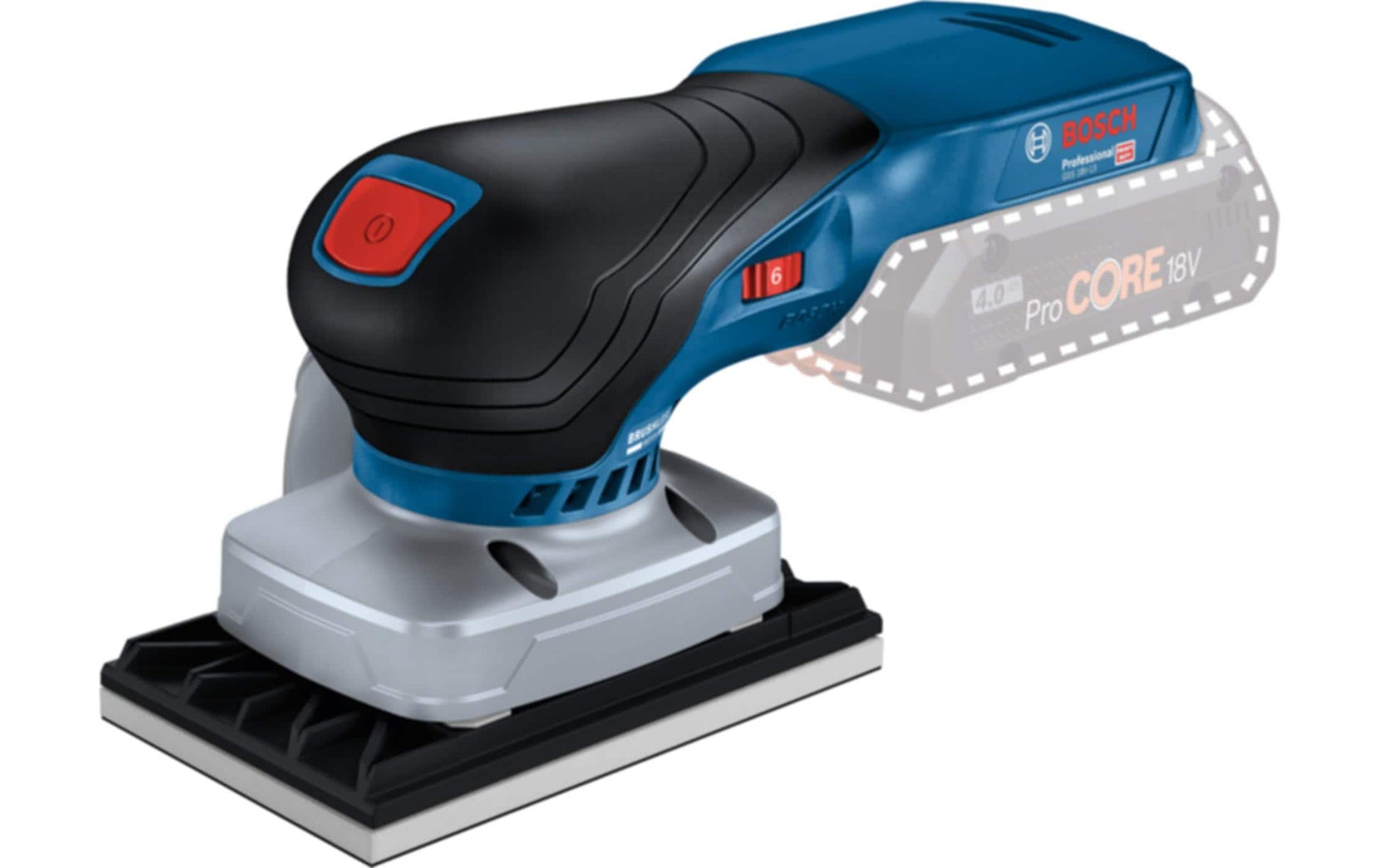 Bosch Professioneller GSS 18V-13 Akku-Schwingschleifer – 18 V – 131 mm – Solo, L-BOXX – AMPShare