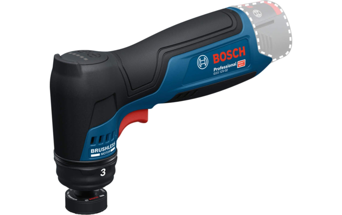 Bosch Professioneller GSS 12V-32 Schwingschleifer – 12 V – Klettverschluss – Solo – Bosch Professional 12 V