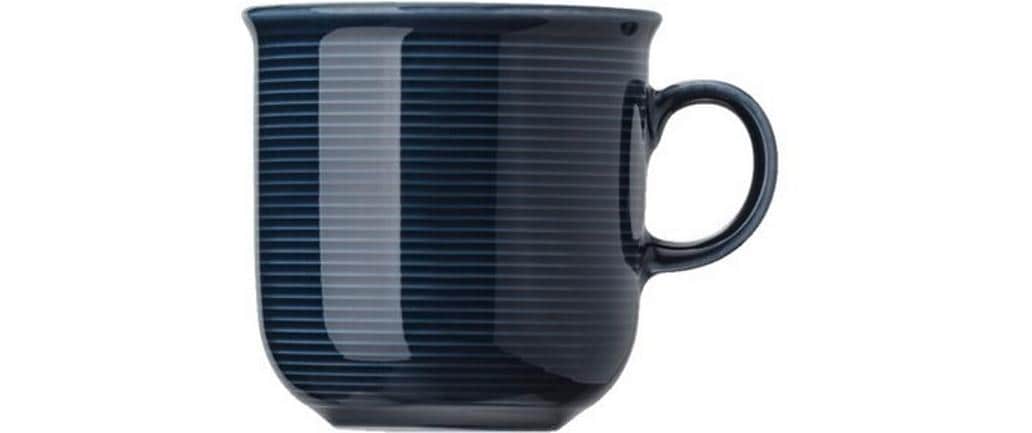 Thomas Kaffeetasse Trend – 360 ml, Ø 7,5 cm, Porzellan, Blau, spülmaschinenfest, mikrowellengeeignet