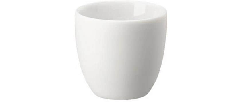 Rosenthal Espressotasse the cup+ Silky White – 80 ml, Ø 6,3 cm, H 5,9 cm, Porzellan, doppelwandig