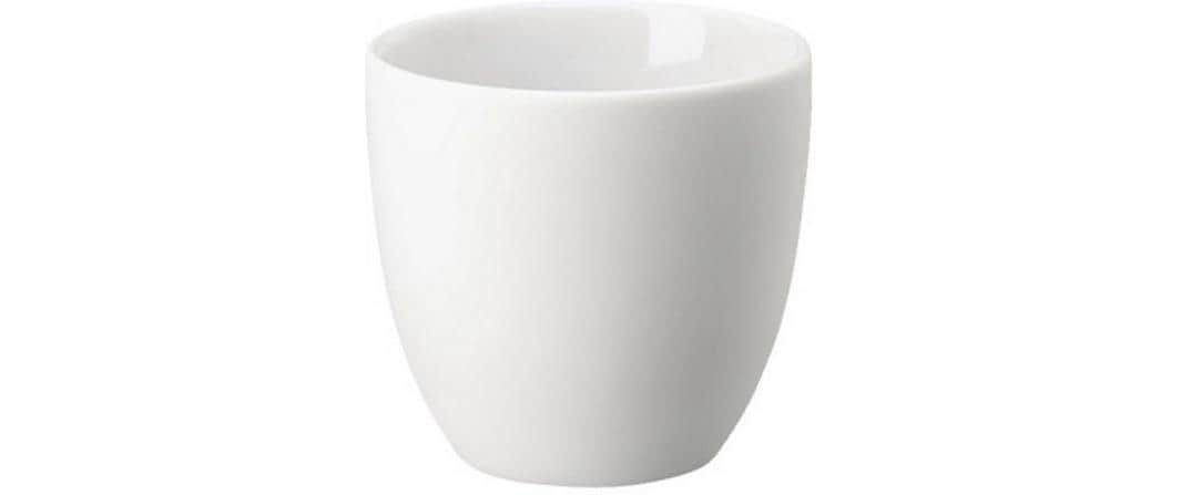 Rosenthal Kaffeetasse the cup+ Silky White Lungo – 180 ml, Ø 7,9 cm, Porzellan, weiss, doppelwandig
