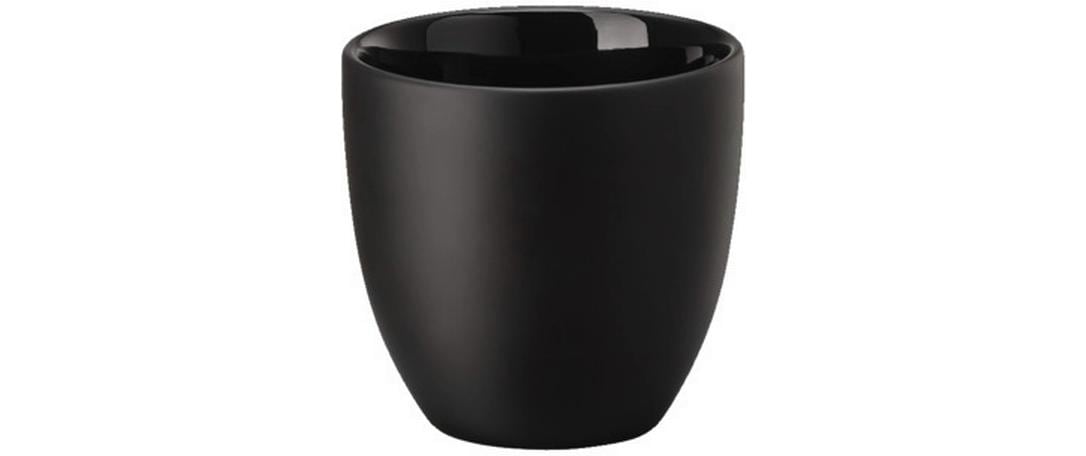 Rosenthal Espressotasse the cup+ Delicate Black Lungo – 180 ml, Ø 7,9 cm, Porzellan, doppelwandig