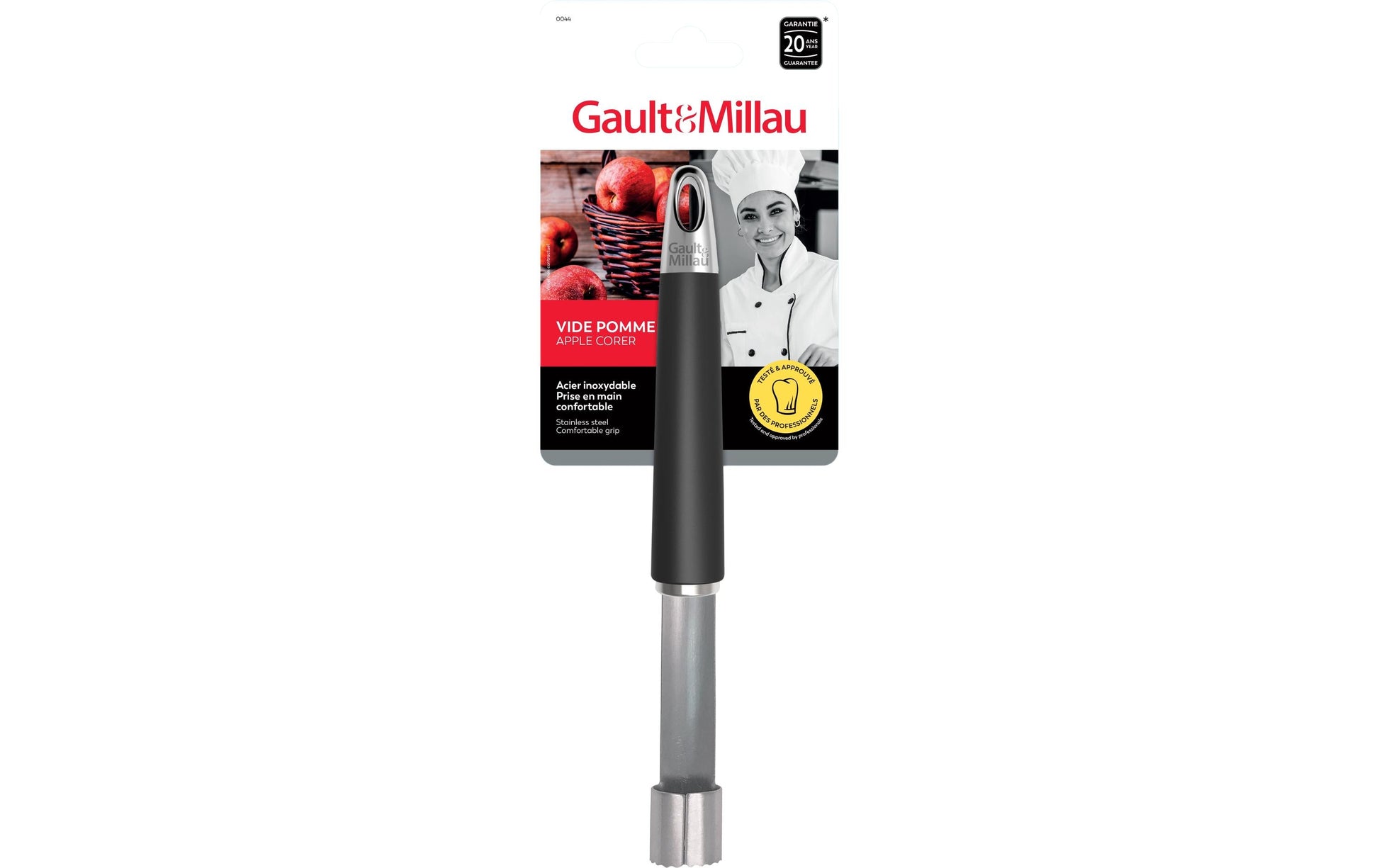 Gault millau Gault & Millau – Apfelausstecher, Edelstahl, Silber