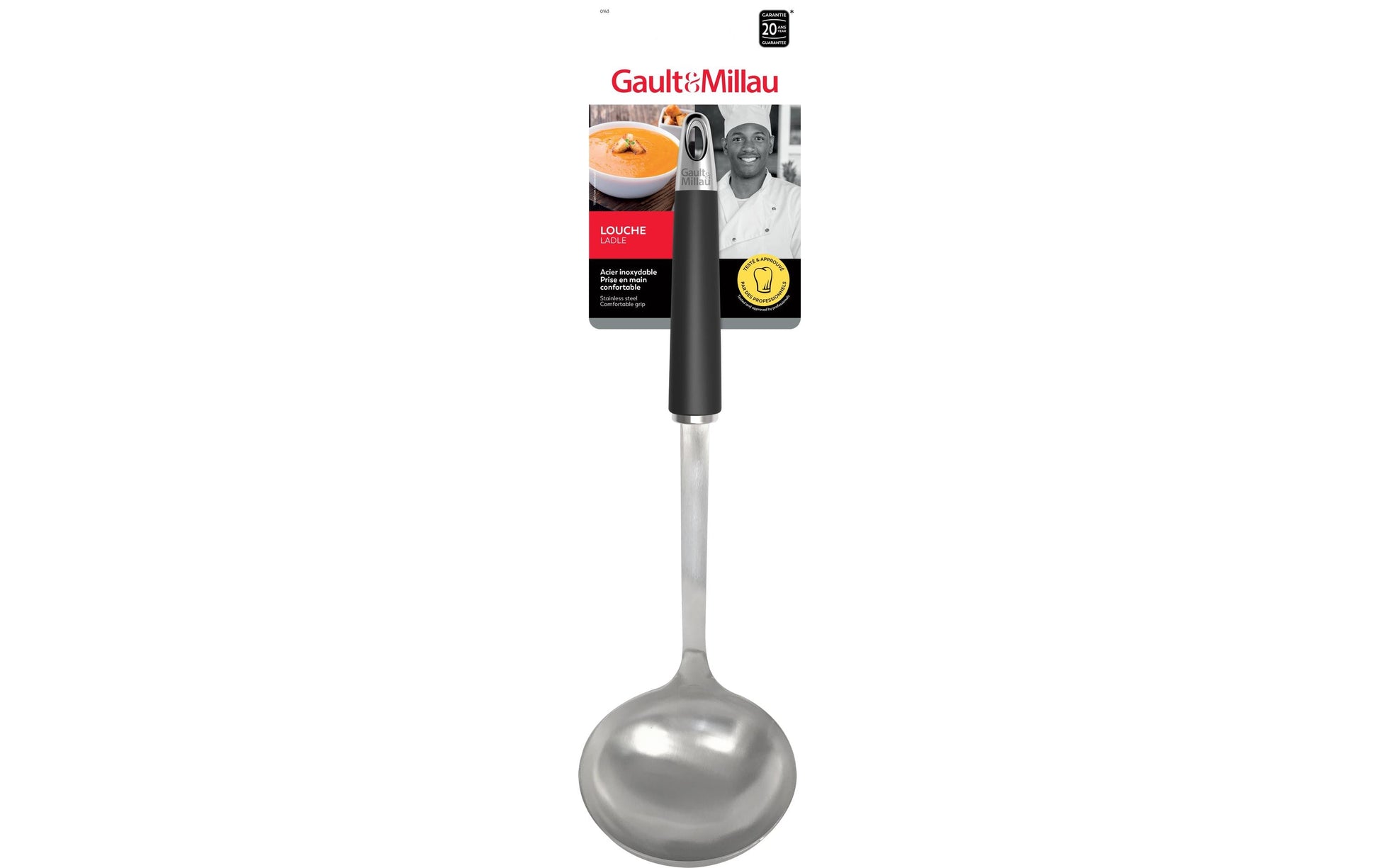 Gault millau Gault&Millau – Suppenkelle 35,2 cm, Edelstahl, Silber