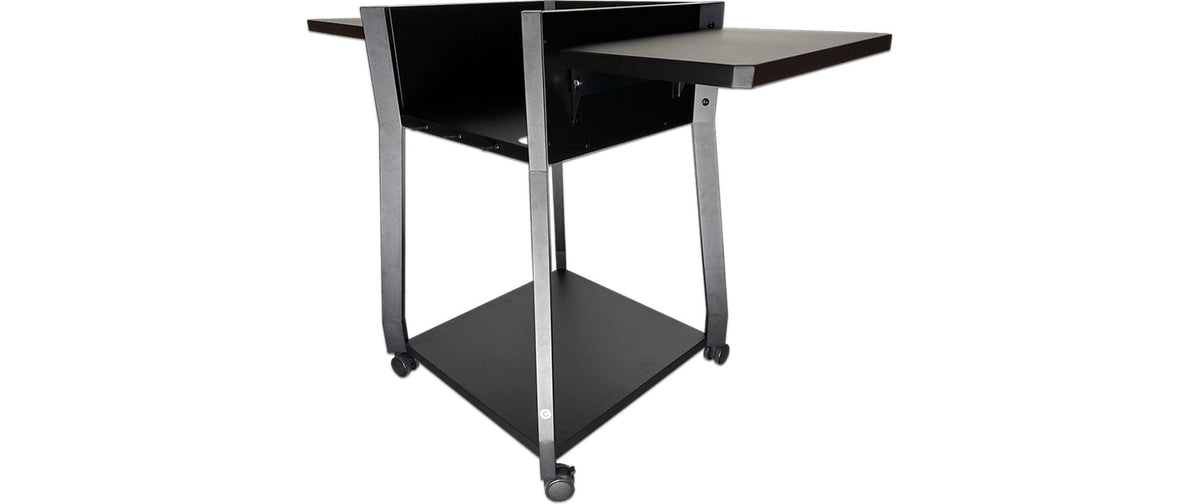 Hot wok Höhenverstellbarer Tisch, schwarz, Metall