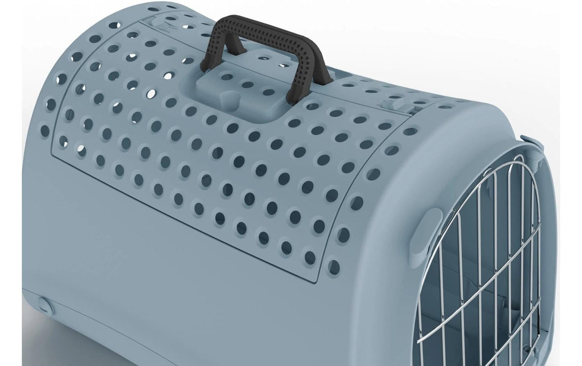 Apple Imac – Transportbox – belastbar 5 kg – für Katze – 32 × 34,5 × 50 cm – blaugrau – Linus Cabrio