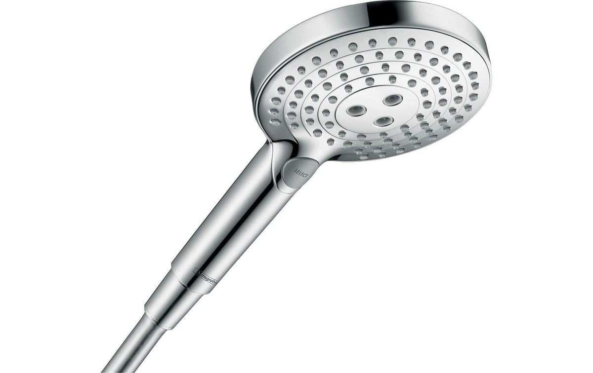Hansgrohe Handbrause Raindance Select S 120 – Ø12,8 cm, Messing/Chrom