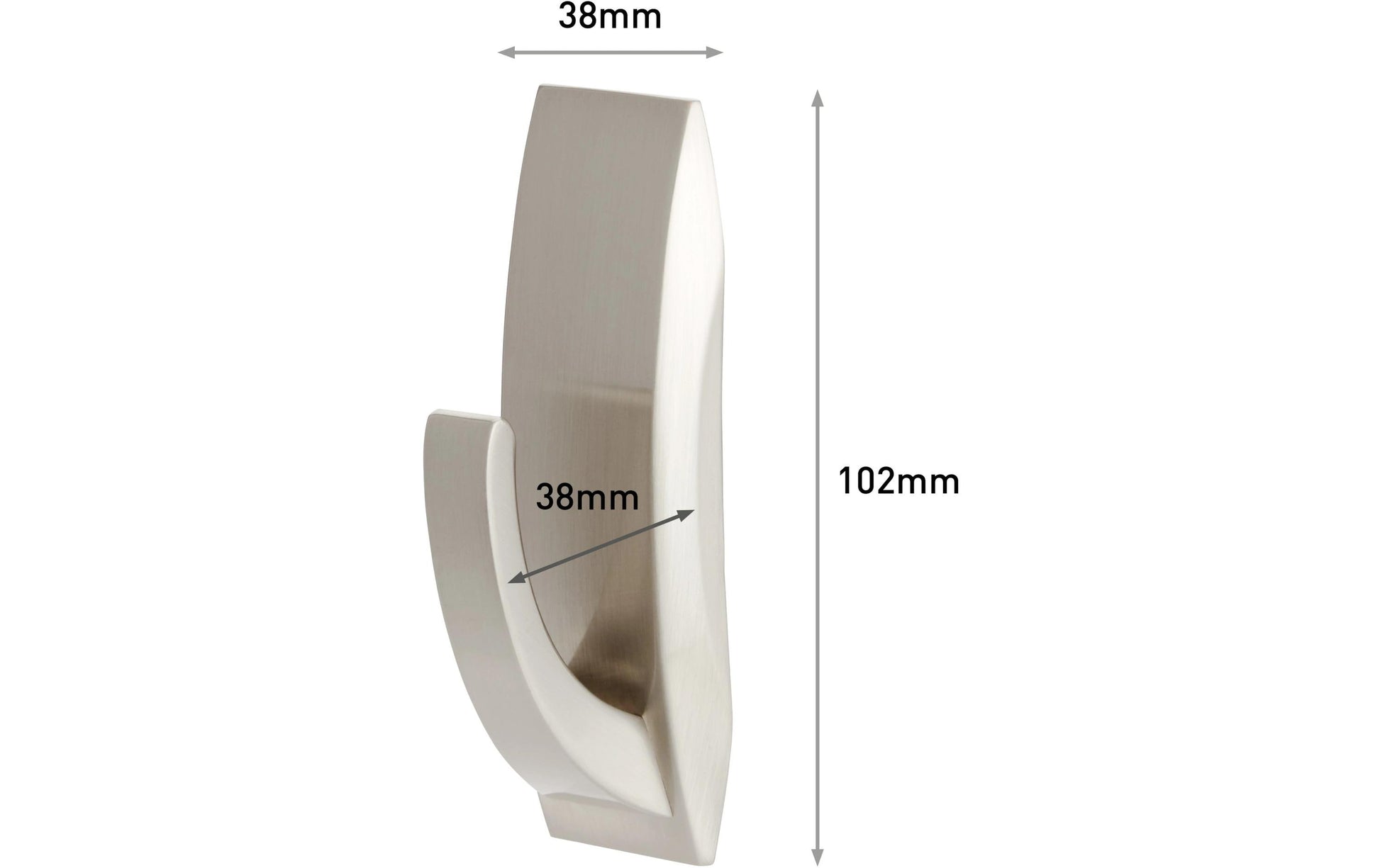 Command Modern Reflection MR03-BN Haken – Metall – Silber – 2,2 kg