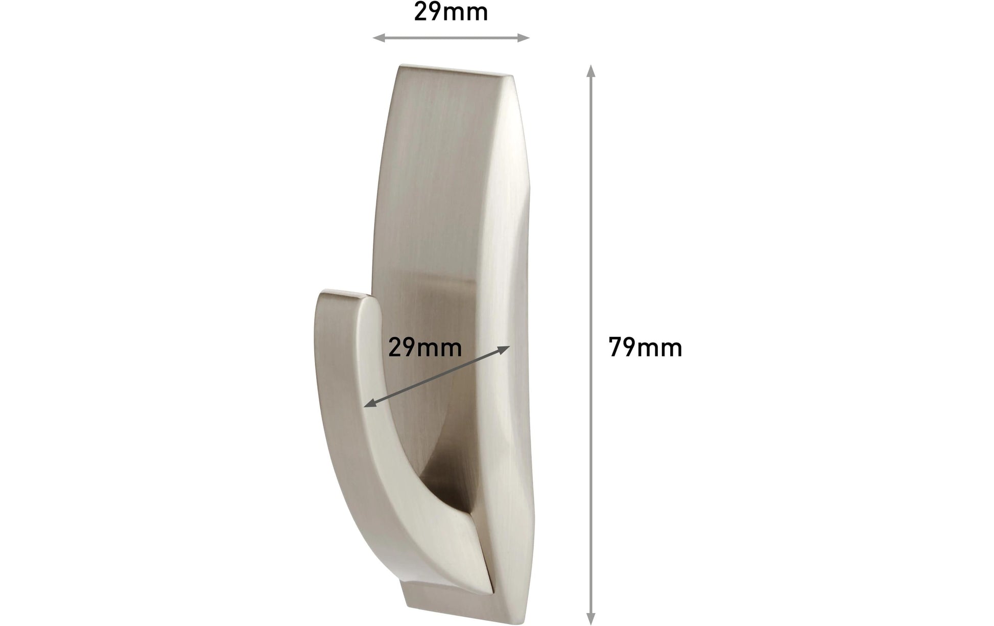 Command Modern Reflection Haken – Metall – Silber – 1,3 kg