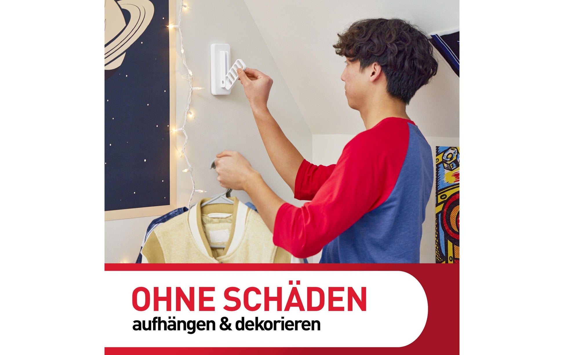 Command 17029-WHI-1-EU Haken – Kunststoff – Weiss – faltbar