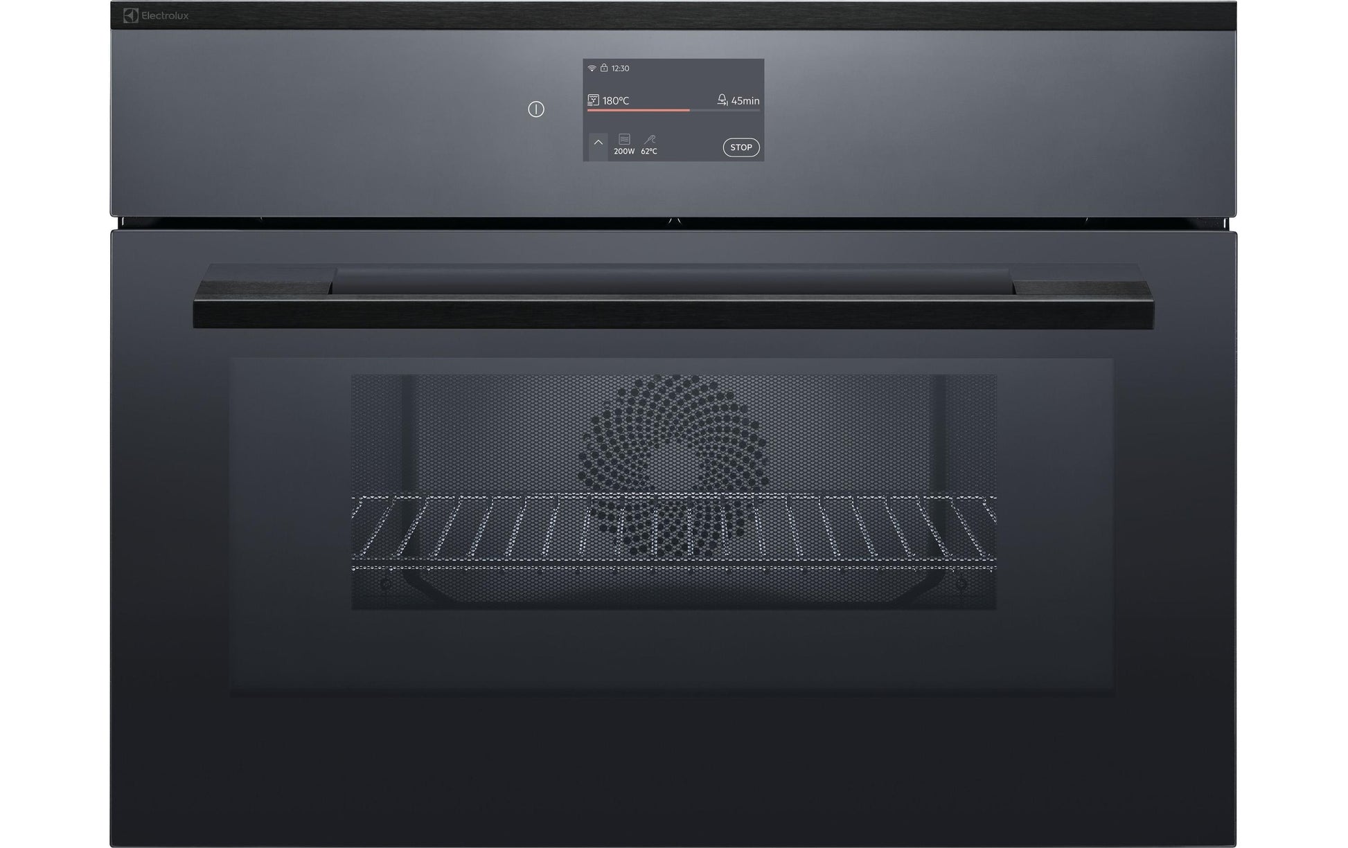 Electrolux Einbau-Mikrowelle EB4GL90KSP – 44 l, Grill & Heissluft, 1900 W – schwarz glanz