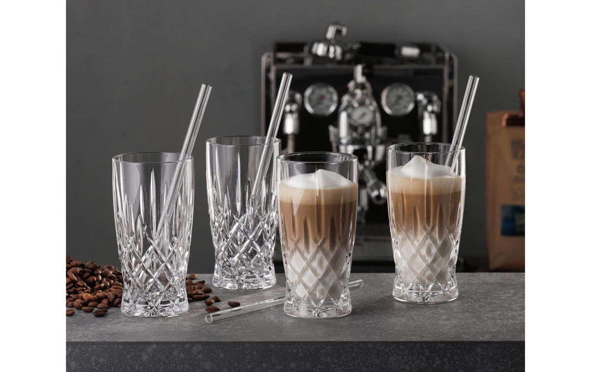 Nachtmann Latte-Macchiato-Gläser – 8er Set, 350 ml, Ø 7,5 cm, H 14,7 cm, Kristallglas, spülmaschinenfest