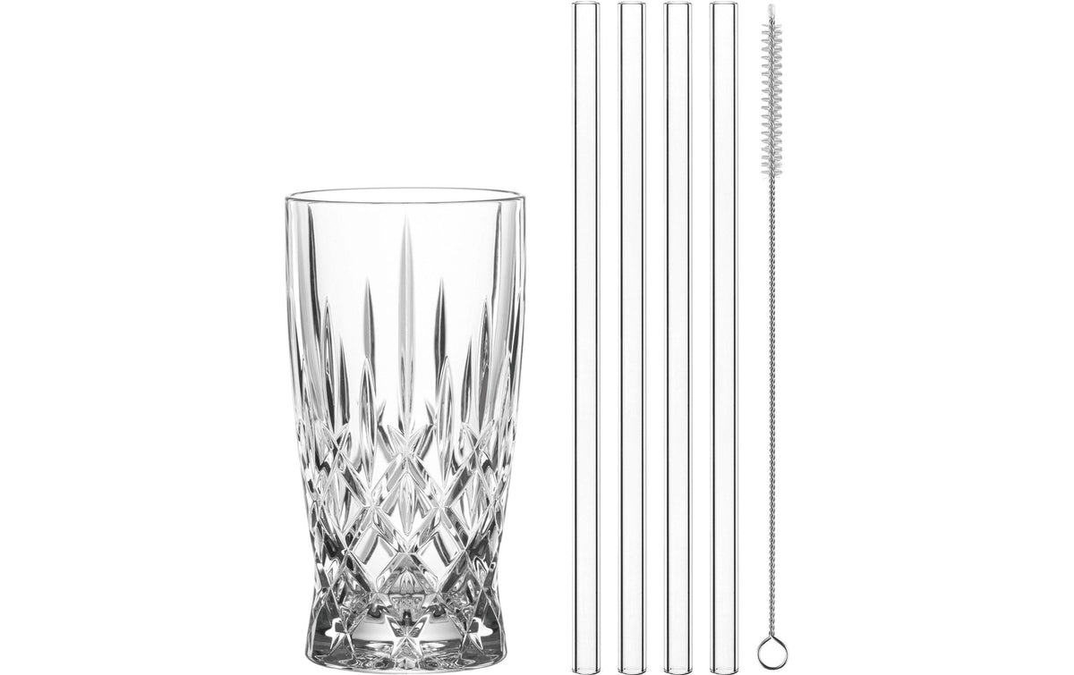 Nachtmann Latte-Macchiato-Gläser – 8er Set, 350 ml, Ø 7,5 cm, H 14,7 cm, Kristallglas, spülmaschinenfest