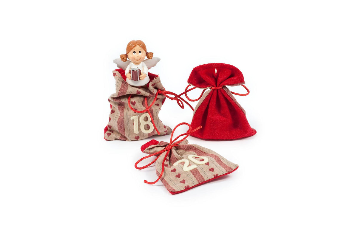 Pajoma Adventskalender – Weihnachten – zum Befüllen, 24-teilig – 180 × 5 cm